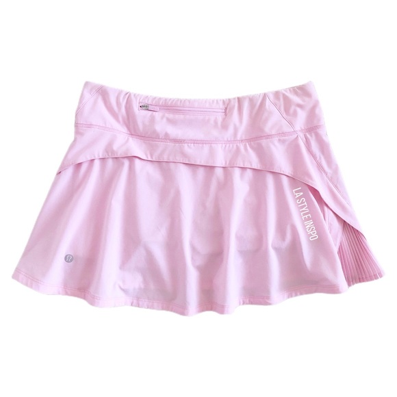 Lululemon Play Off The Pleats Pink Skirt Regular Size 4 - Picture 6 of 7